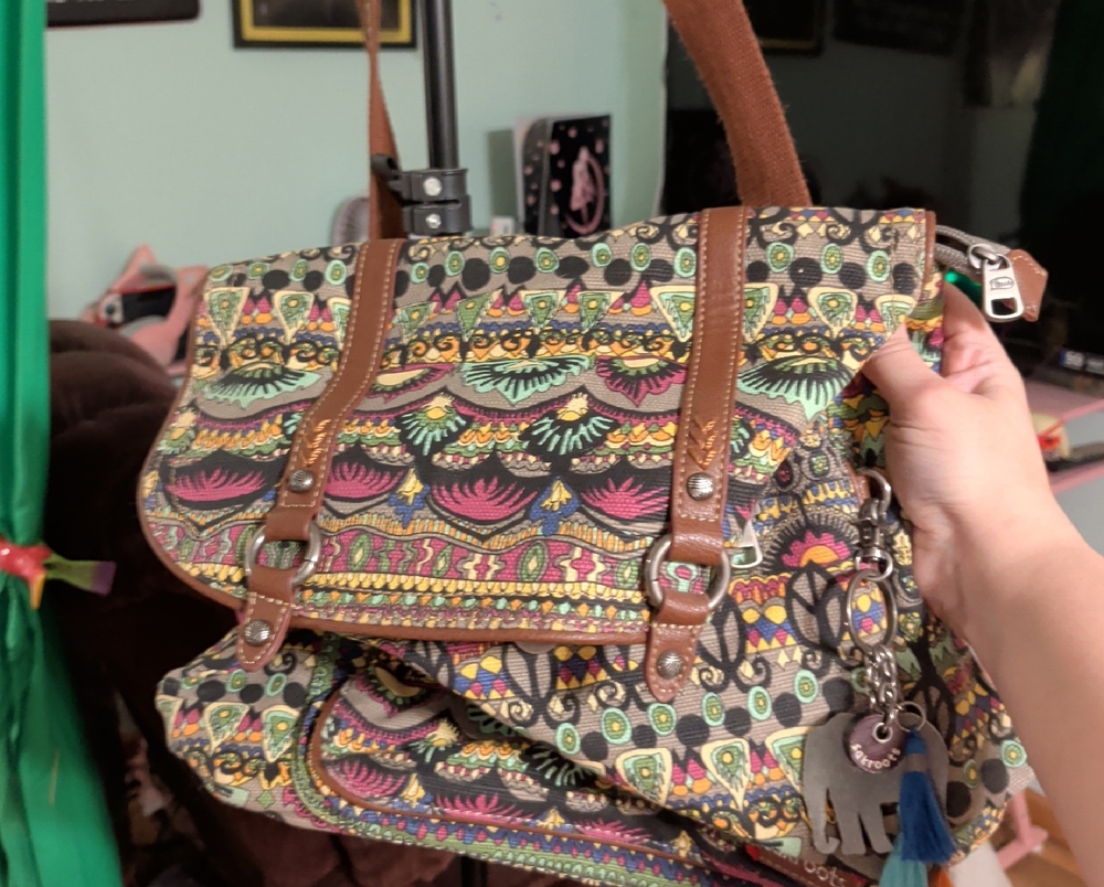 Sakroots Multicolor Patterned Shoulder Bag